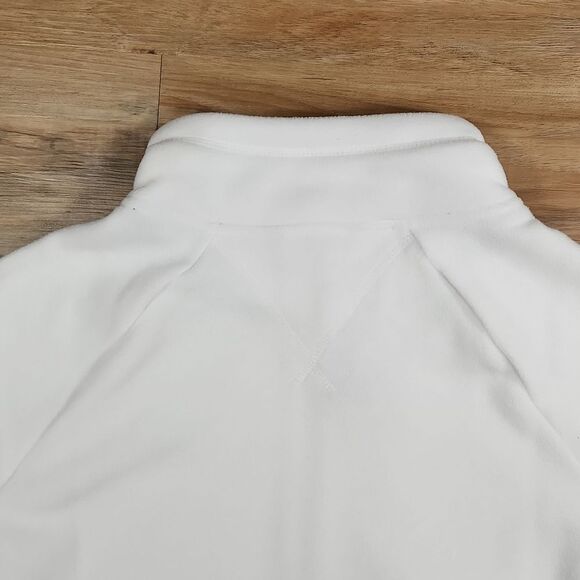 🔥NWT Tommy Hilfiger Sport Ivory Zippered Fleece Jacket Large - Picture 5 of 13